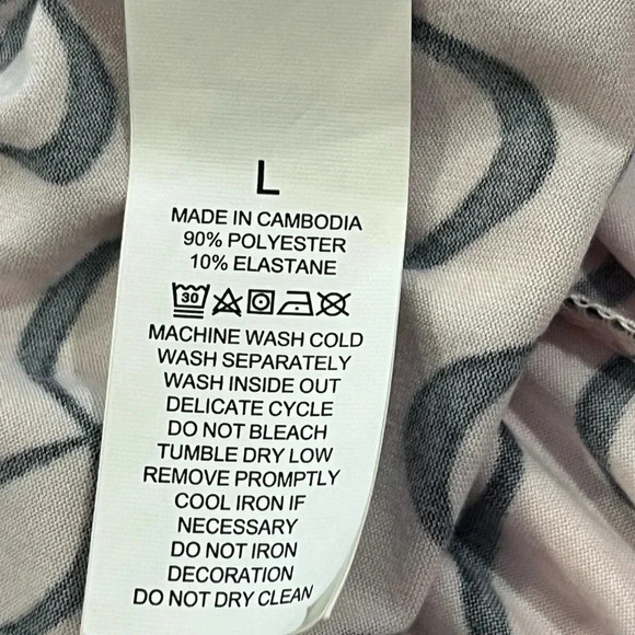 Kate Spade Pink Black Bow Print Short Sleeve & Pants Pajama Set Womens Large - Picture 10 of 13